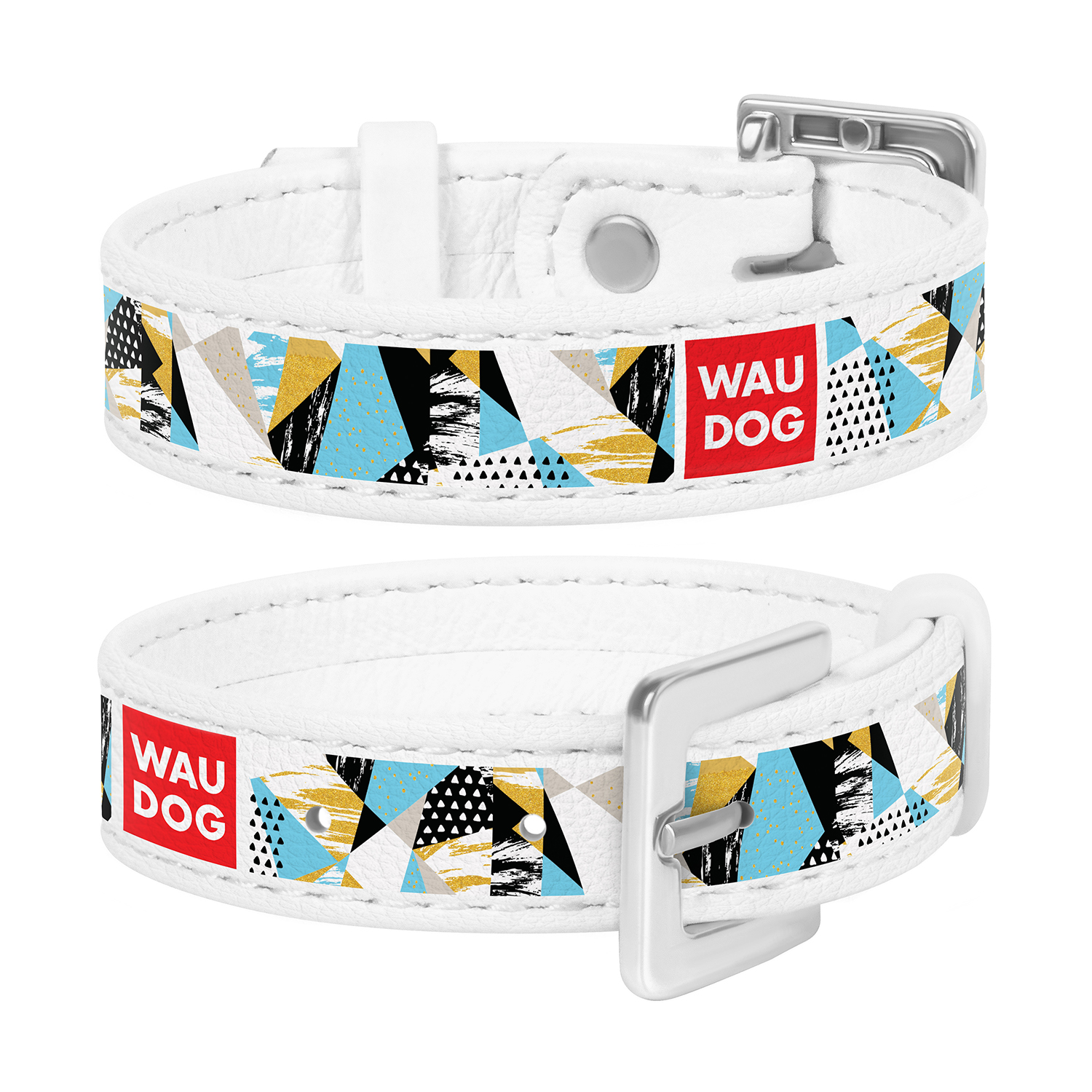 

Браслет WAUDOG Design с рисунком "Абстракция", премиум кожа 17-23 см 15 мм Белый (0323-0018-15)