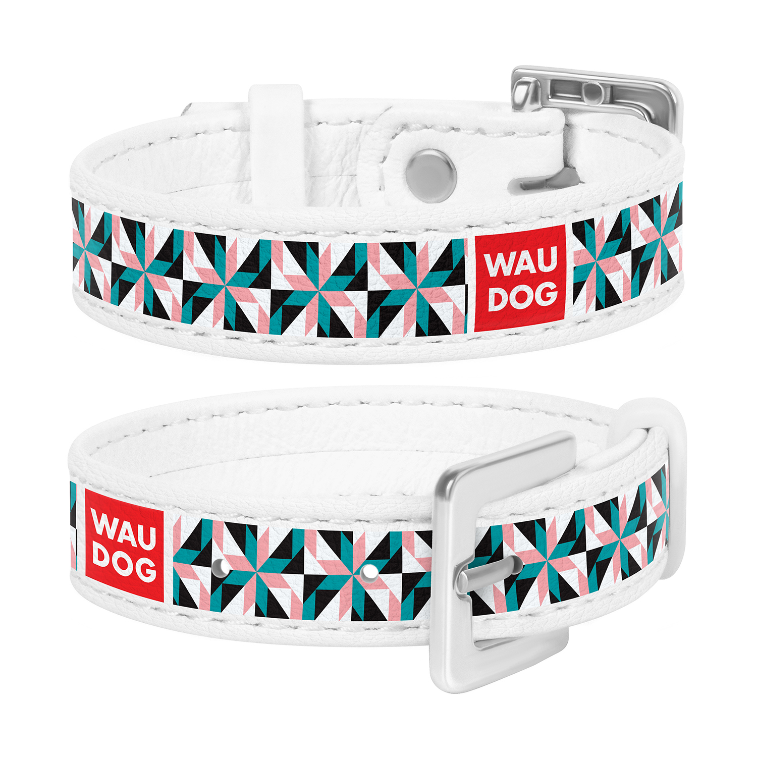 

Браслет WAUDOG Design с рисунком "Снежные цветы", премиум кожа 17-23 см 15 мм Белый (0323-0026-15)