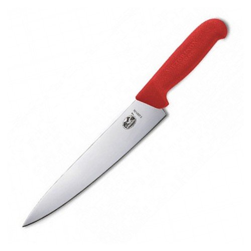 

Ніж кухонний Victorinox Fibrox Carving обробний 25 см червоний (Vx52001.25)