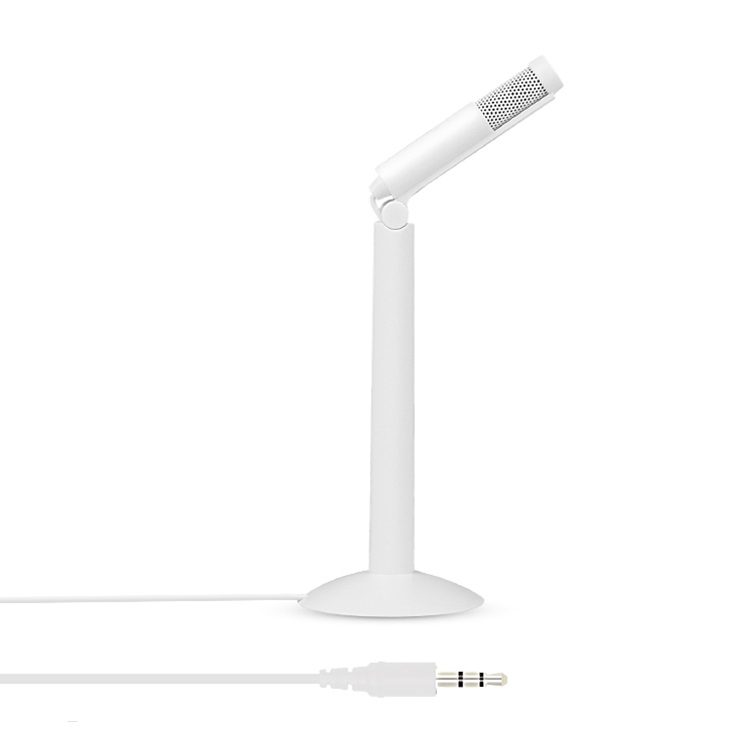 

Микрофон проводной (1.8 м) для компьютера ноутбука дома 3.5 мм mini-jack Soncm SF-950 White