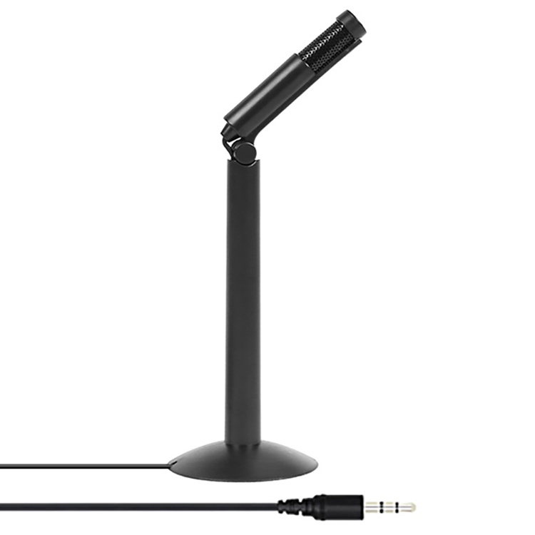 

Микрофон проводной (1.8 м) для компьютера ноутбука дома 3.5 мм mini-jack Soncm SF-950 Black