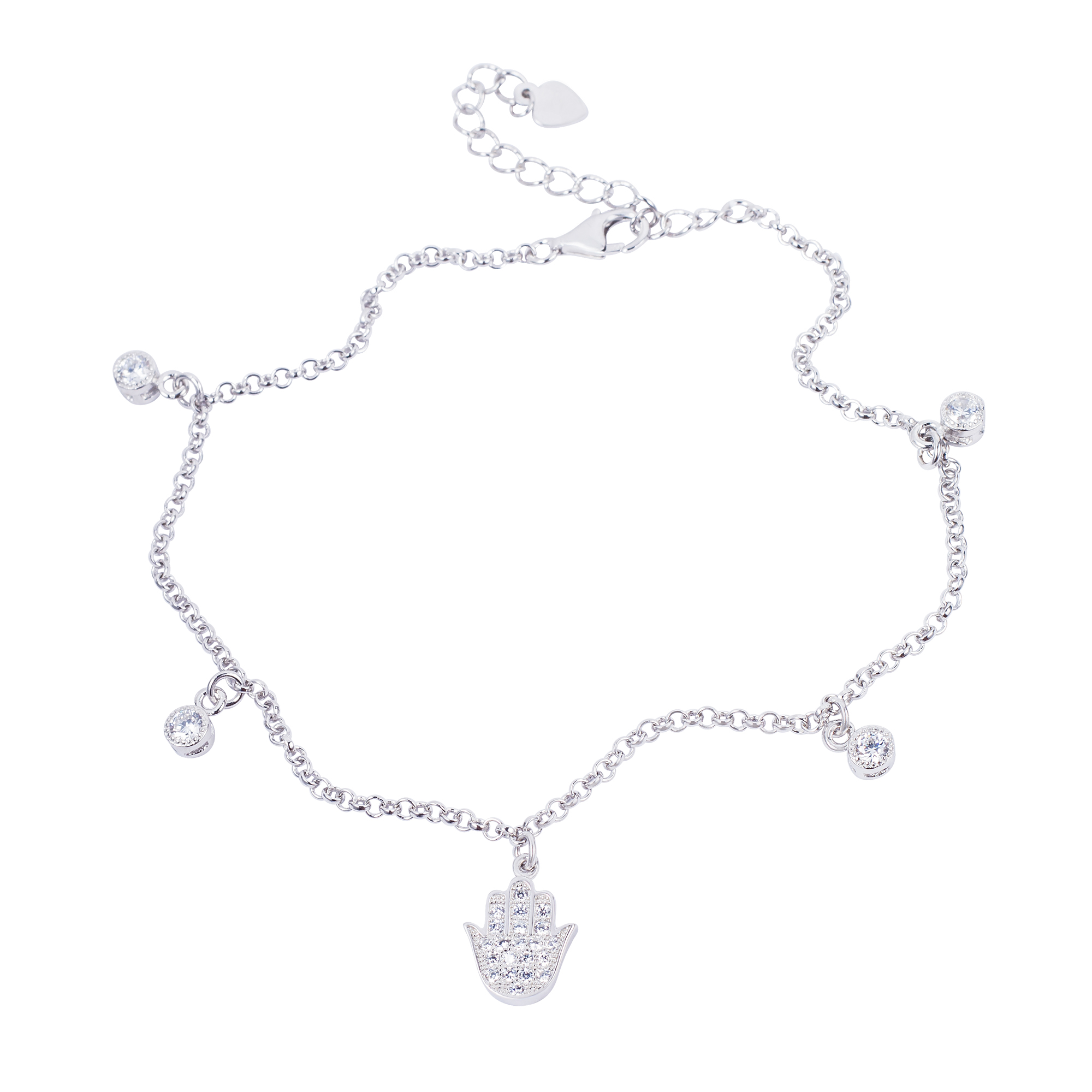 

Браслет на ногу TOP Silver 4,60 г