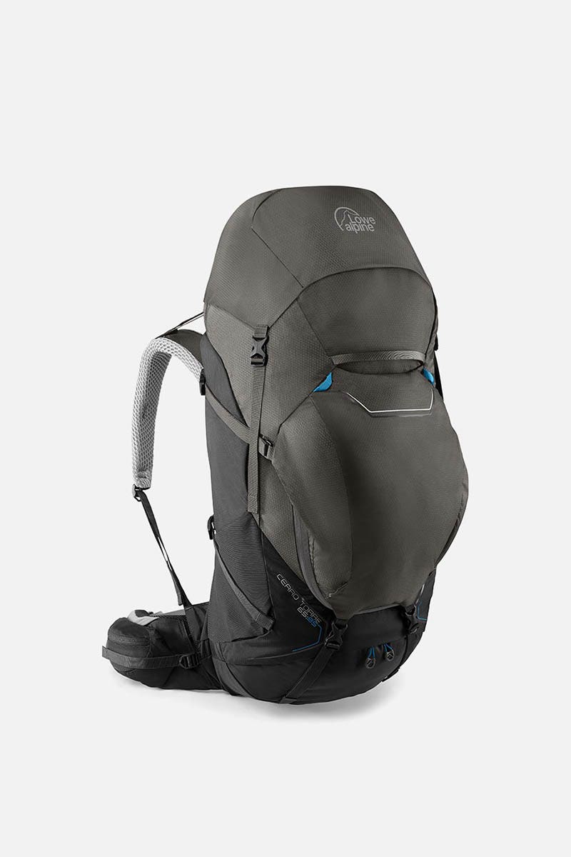 

Рюкзак туристический Lowe Alpine Cerro Torre 65:85 L/XL Черный-Серый