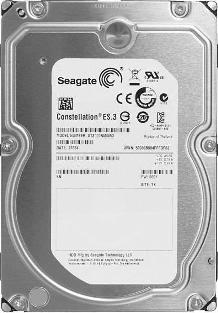 

Жесткий диск 3.5" 3Tb Seagate Constellation ES.3 7200rpm 128MB (ST3000NM0053)