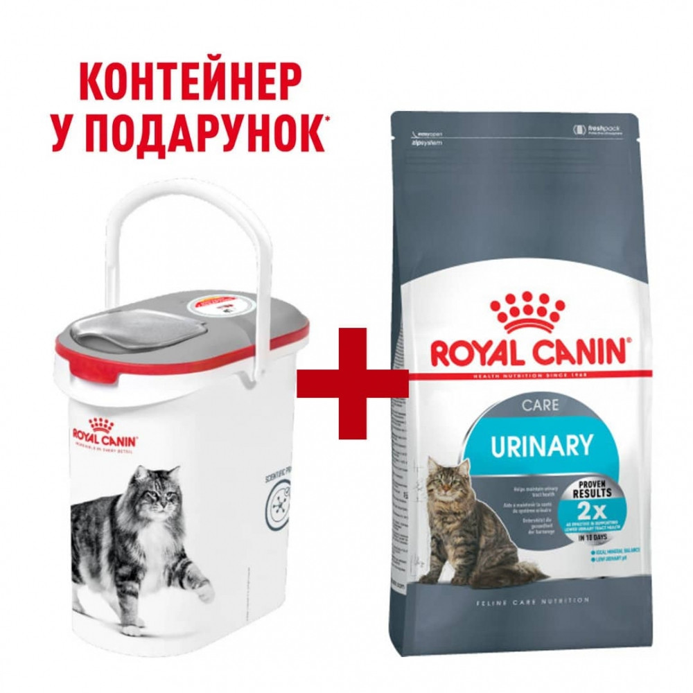 

Сухой корм Royal Canin Urinary Care Cat 4кг контейнер в подарок