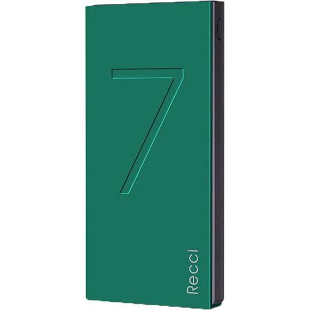 

Внешний аккумулятор 7000 mAh Faith RS-7000 Green Recci CC200055