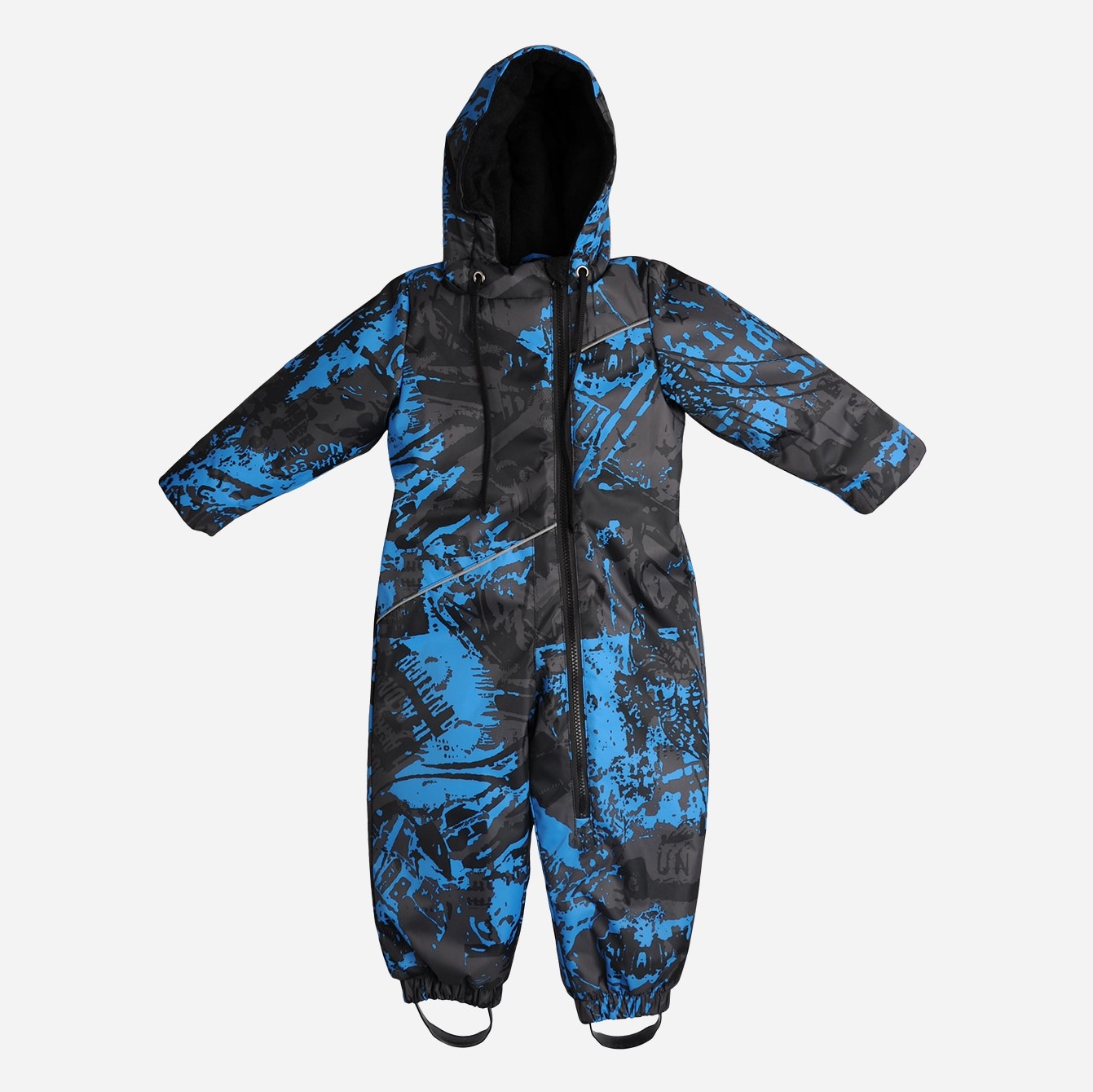 

Зимний комбинезон Garden Baby 101032-63/32 80 Черно-бирюзовая абстракция