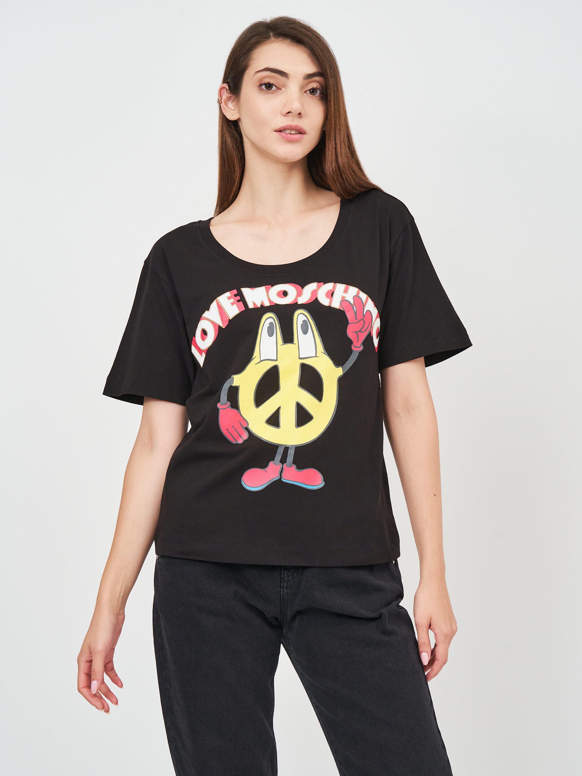 

Футболка Love Moschino 7355.10 40 () Черная, Футболка Love Moschino 7355.10 40 (L) Черная