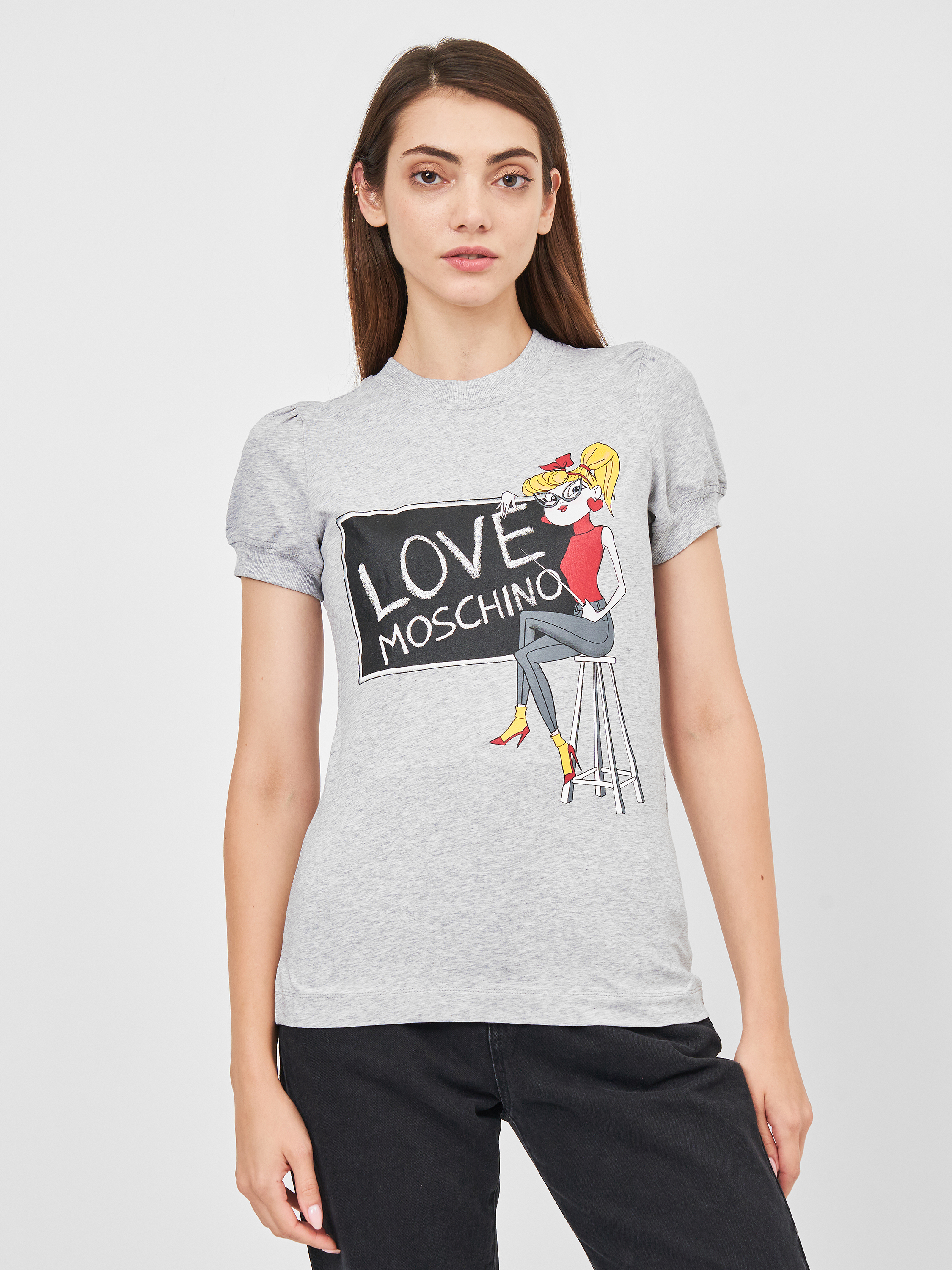 

Футболка Love Moschino 9655.20 34 () Серая, Футболка Love Moschino 9655.20 34 (XS) Серая