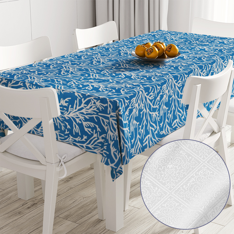 

Скатерть Time Textile Arena Mencler Blue Голубой TT136723 140x160
