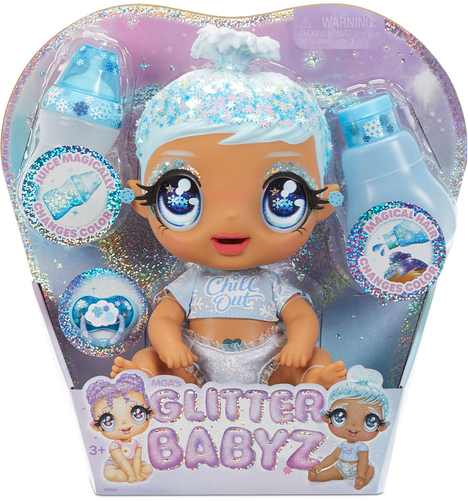 

Игровой набор с куклой Glitter Babyz - Снежинка (6900006622302)