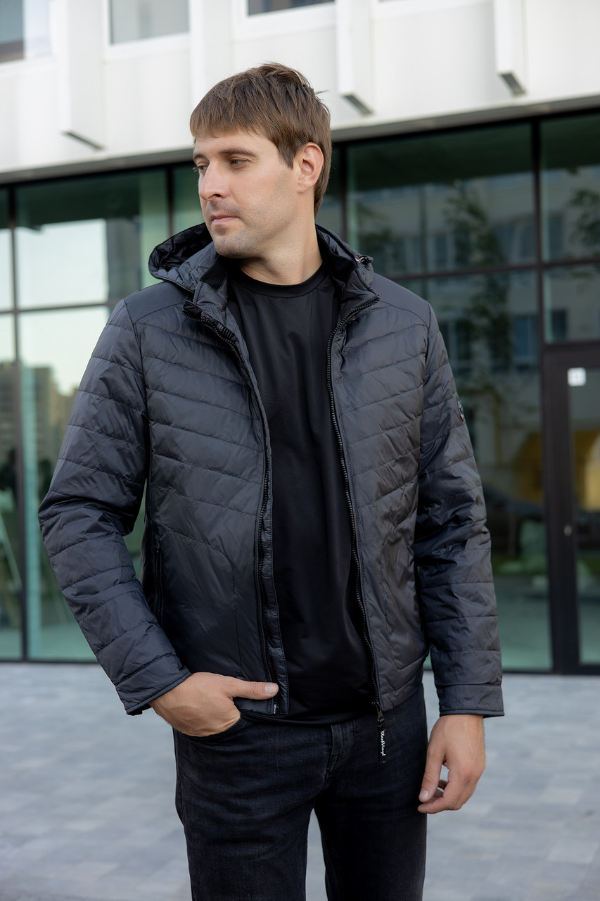 

Мужская куртка Black Vinyl ТС21-1807 Серый, Мужская куртка Black Vinyl ТС21-1807 Серый, 52
