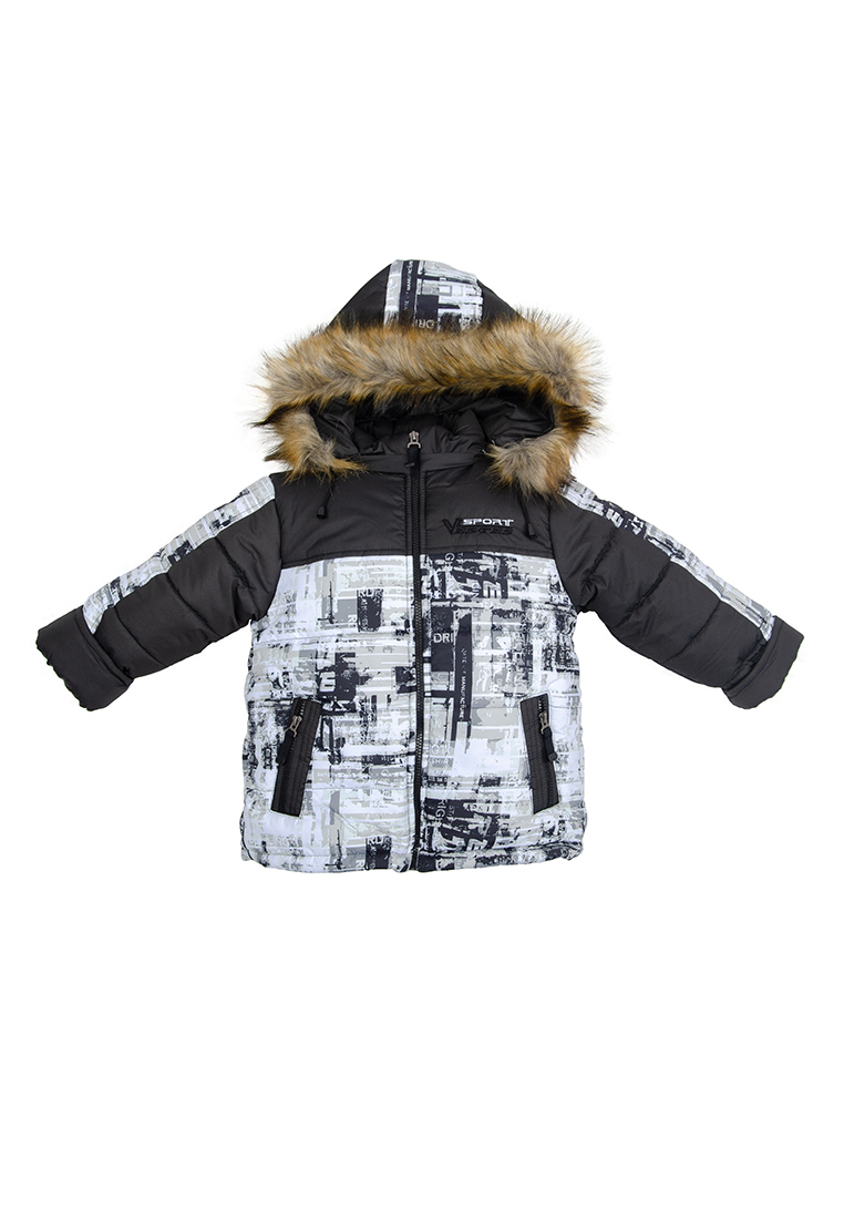 

Куртка зимняя для мальчика Vestes 47622 р60 116см черный 47622