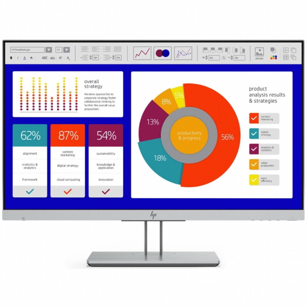 

Монитор HP 23,8" EliteDisplay E243p (5FT13AA)