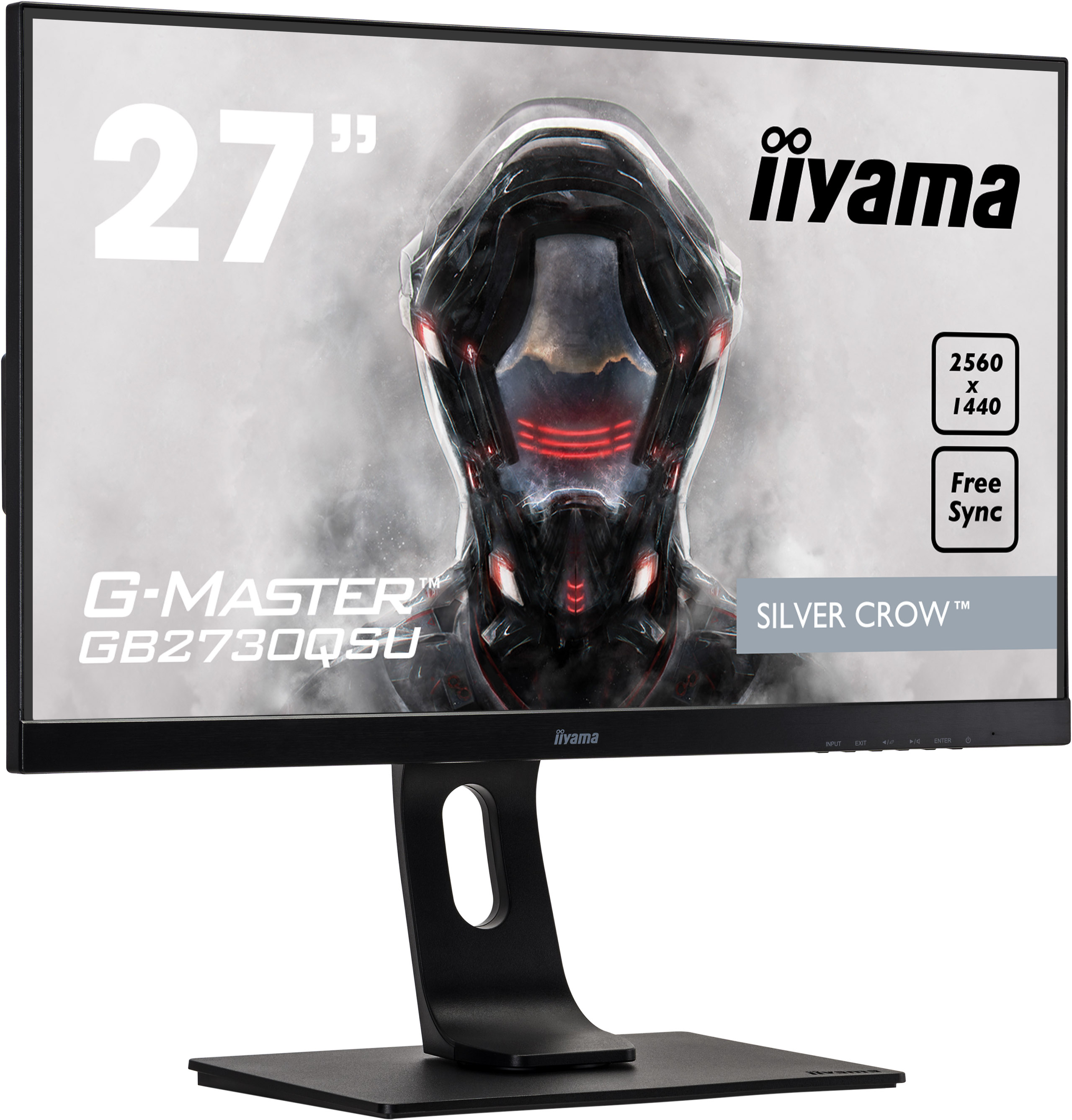 

Монитор iiyama 27" G-Master Silver Crow GB2730QSU-B1