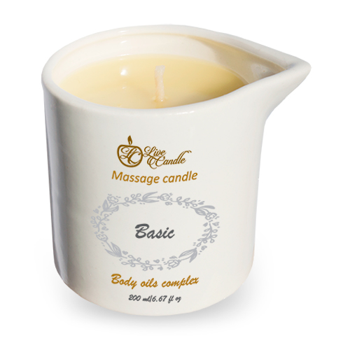 

Массажная свеча Live Candle Basic Люкс 200 мл