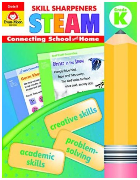 

Skill Sharpeners: Steam. Activity Book. Grade K