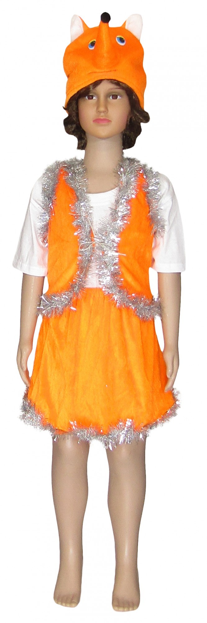 

Костюм карнавальный (жилет + юбка + шапка) Укртрикотаж Лиса Лисичка  Оранжевый (0703, Костюм карнавальный (жилет + юбка + шапка) Укртрикотаж Лиса Лисичка 36 Оранжевый (0703)