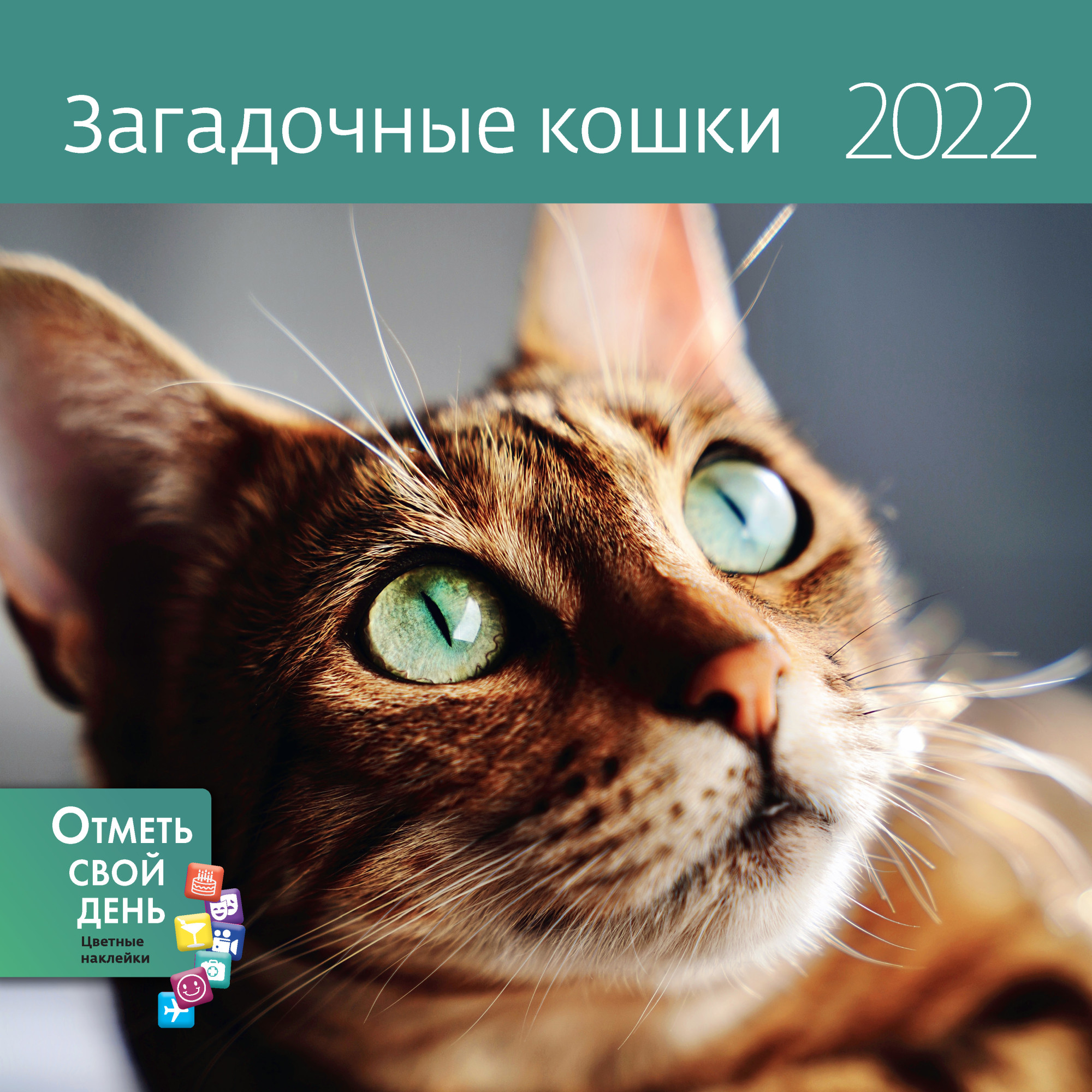

Загадочные кошки. Календарь-органайзер настенный на 2022 год