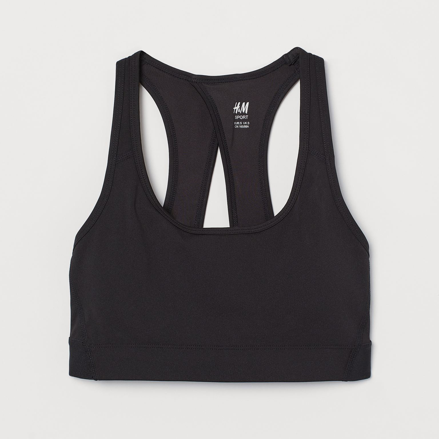 

Спортивный топ H&M 7542381RP7  Черный, Спортивный топ H&M 7542381RP7 XS Черный