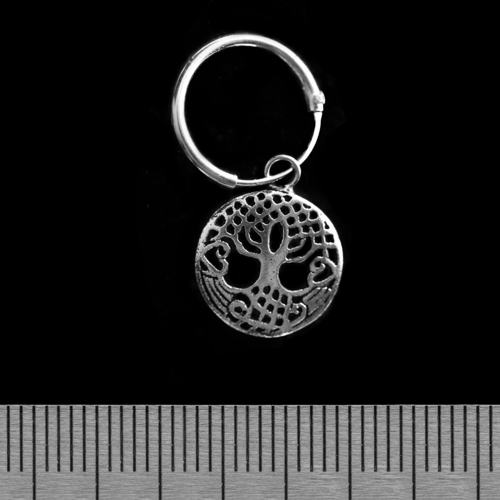 

Серьга серебряная, кольцо Дерево жизни (eas-065)