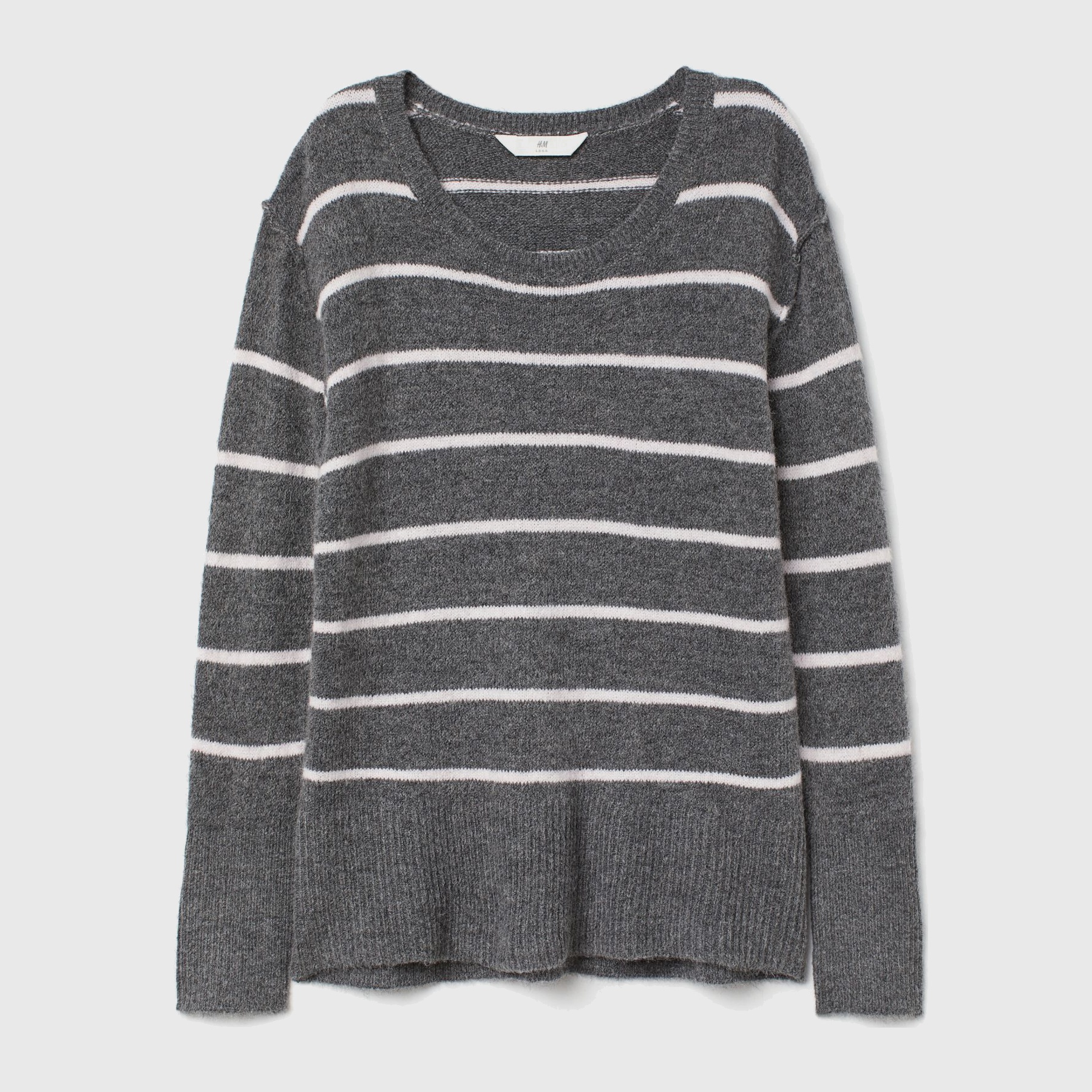 

Джемпер H&M 4961119wtr S Серый с белым