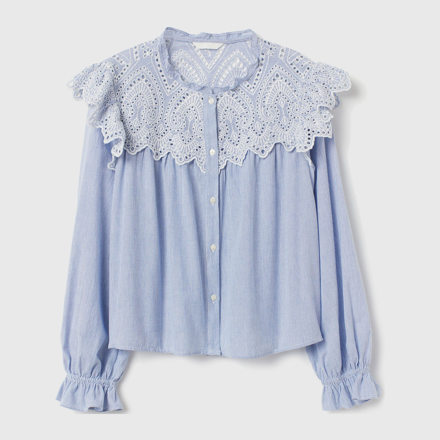 

Блузка H&M 7214819sdm 36 Голубая