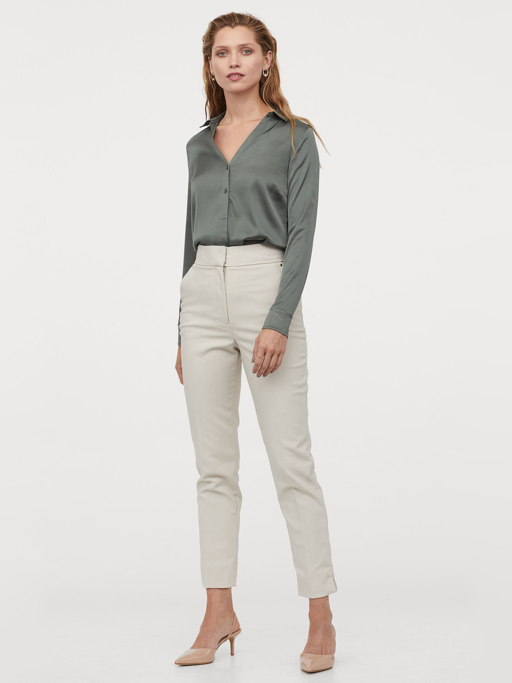 

Брюки H&M 8955552dm 42 Кремовые