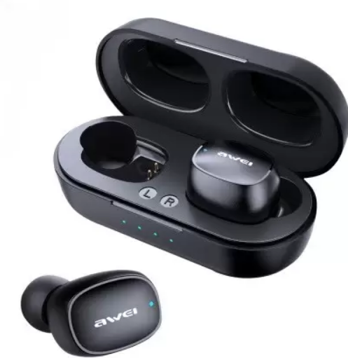 

Беспроводные вакуумные наушники с гарнитурою T13 с кейсом Black