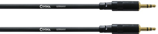 

Удлинитель Cordial Rean 2 x plug 3.5 мм Stereo gold 1.5 м Black (CFS 1,5 WW)
