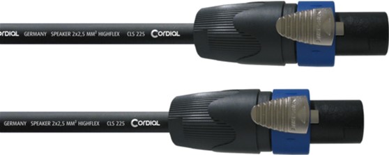 

Акустический кабель Cordial Neutrik 2 x Speakon 4-pole 10 м Black (CPL 10 LL)