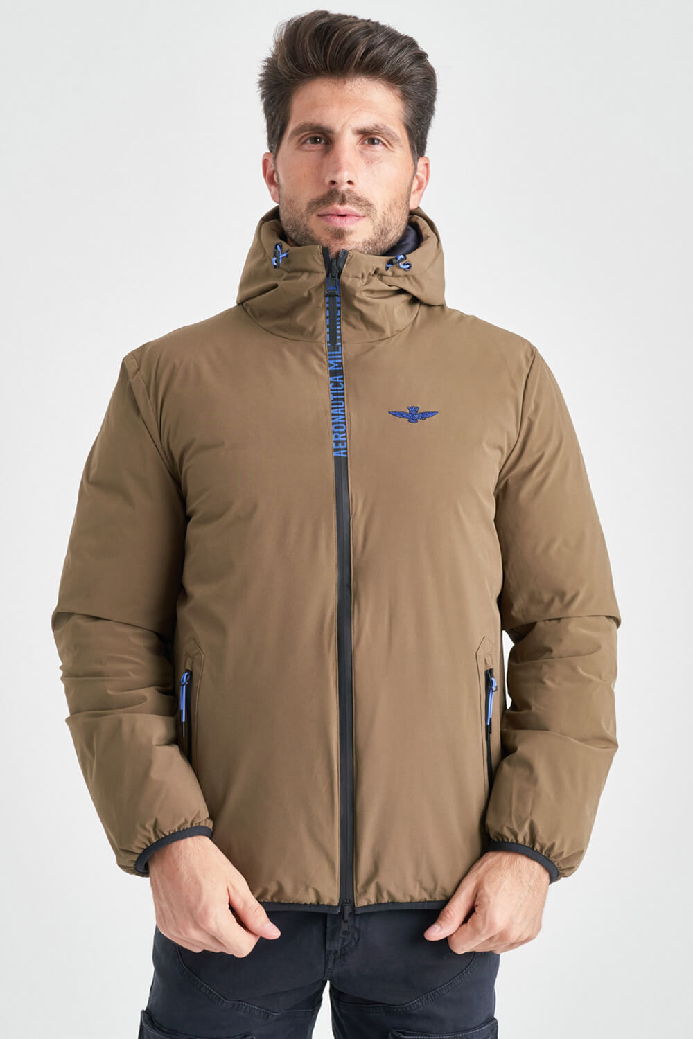 

Теплая двухсторонняя куртка Aeronautica Militare 4201, Теплая двухсторонняя куртка Aeronautica Militare 4201 50