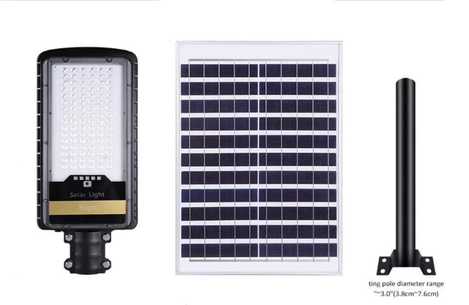 

Фонарь уличный на столб супер мощный solar street JD 296 VPP 200W Remote (54353524DD)