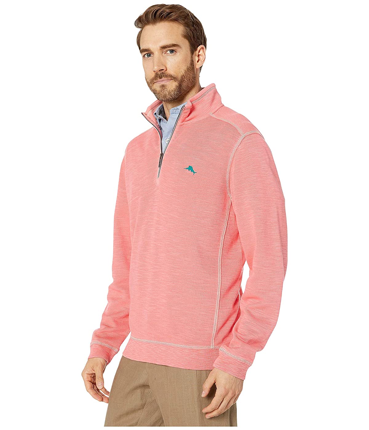 

Толстовка Tommy Bahama Tobago Bay 1/2 Zip Pullover Dubarry Coral, M (46)