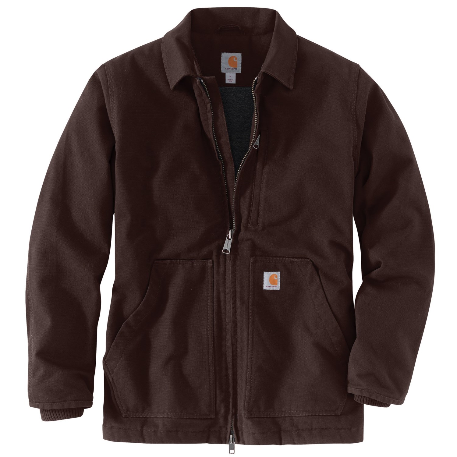 

Куртка Carhartt 104293 Loose Fit Washed Duck Sherpa Lined Coat Dark Brown, XL (50)