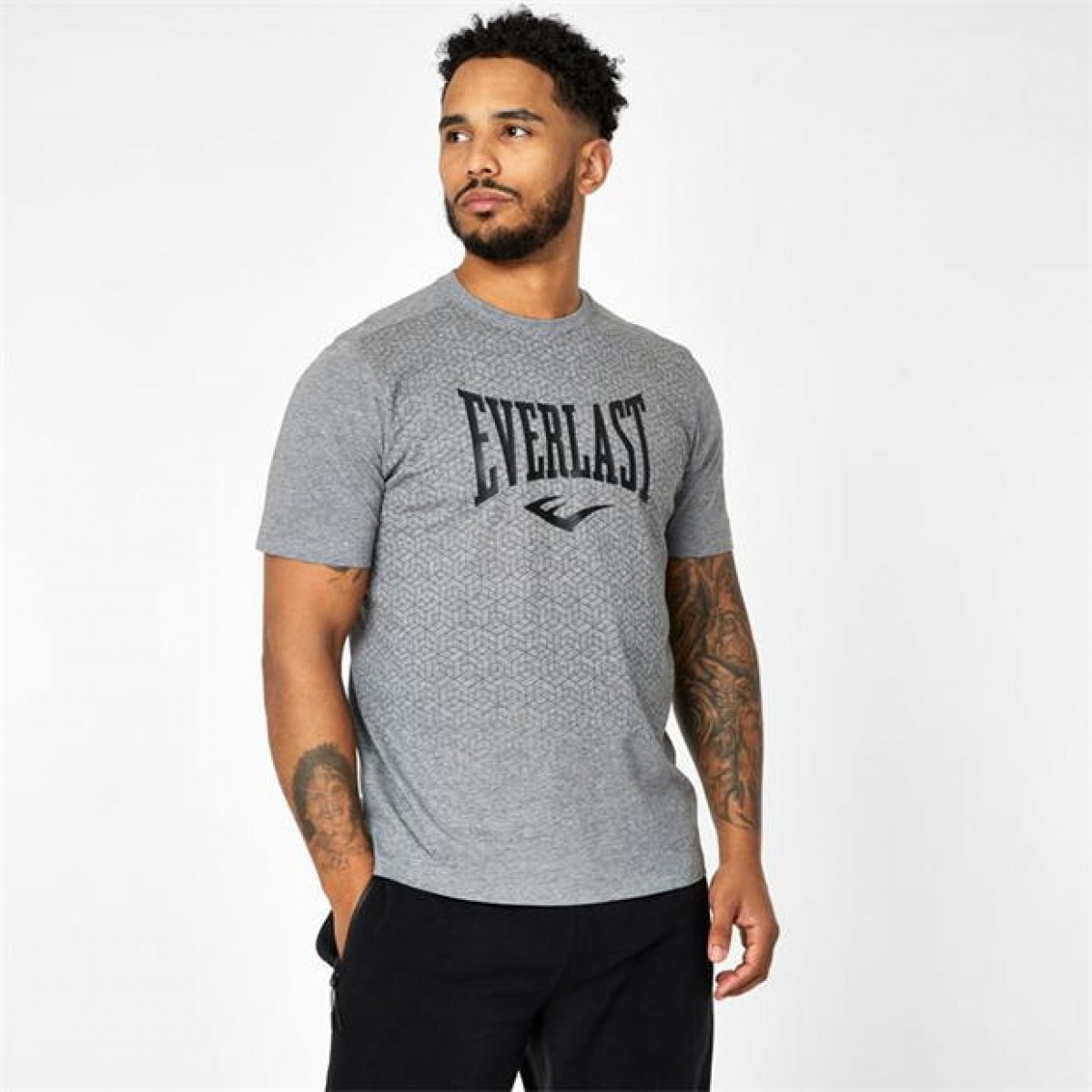 

Футболка Everlast Geo Print T-Shirt Grey Marl, XXXL (54)