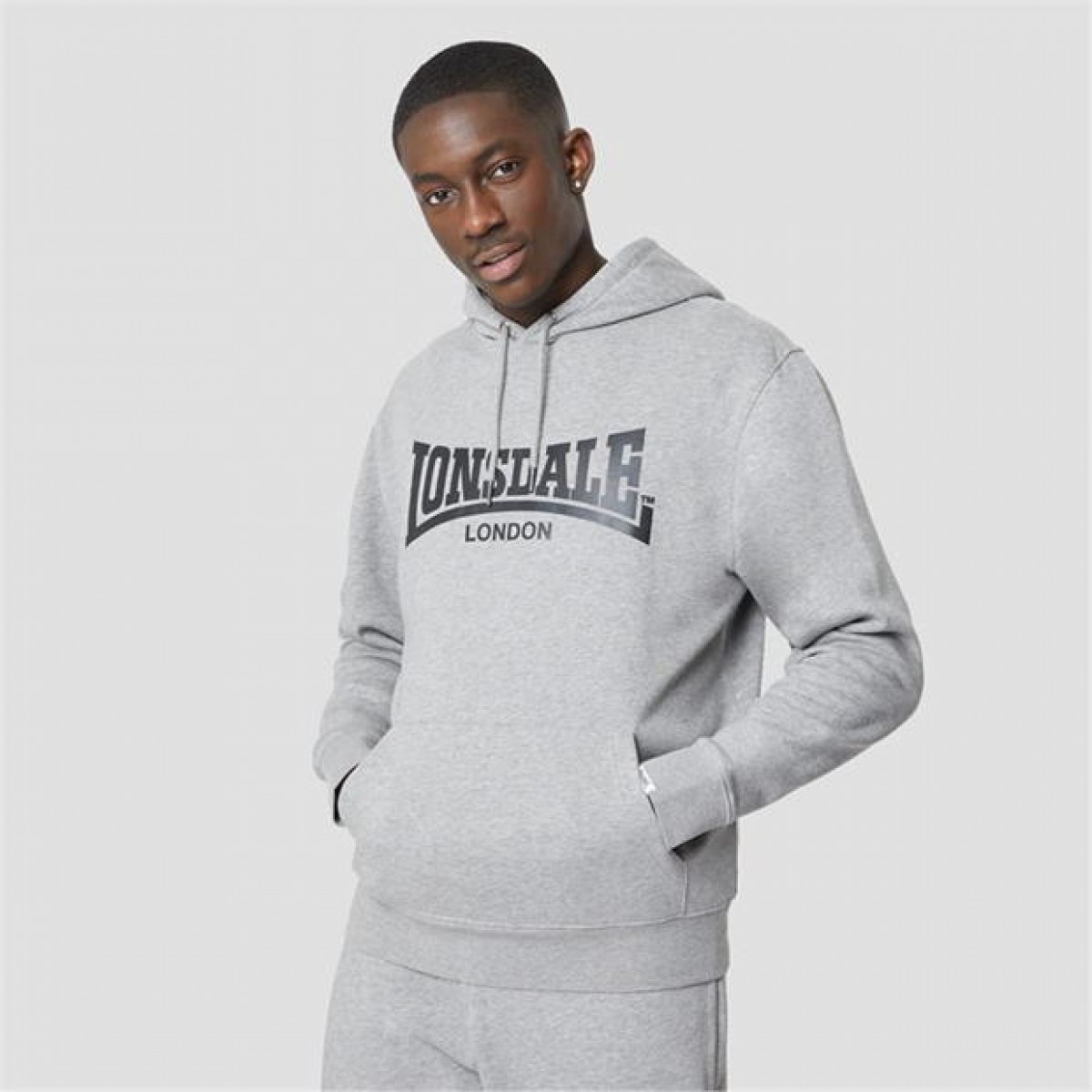

Худи Lonsdale Essentials Logo Grey Marl, XXXL (54)