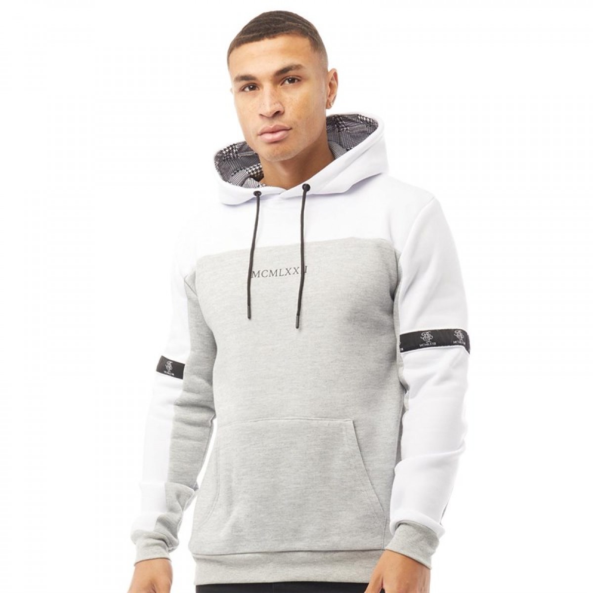 

Толстовка Brave Soul Fulham B Optic White/Light Grey Marl Multi, L (48)