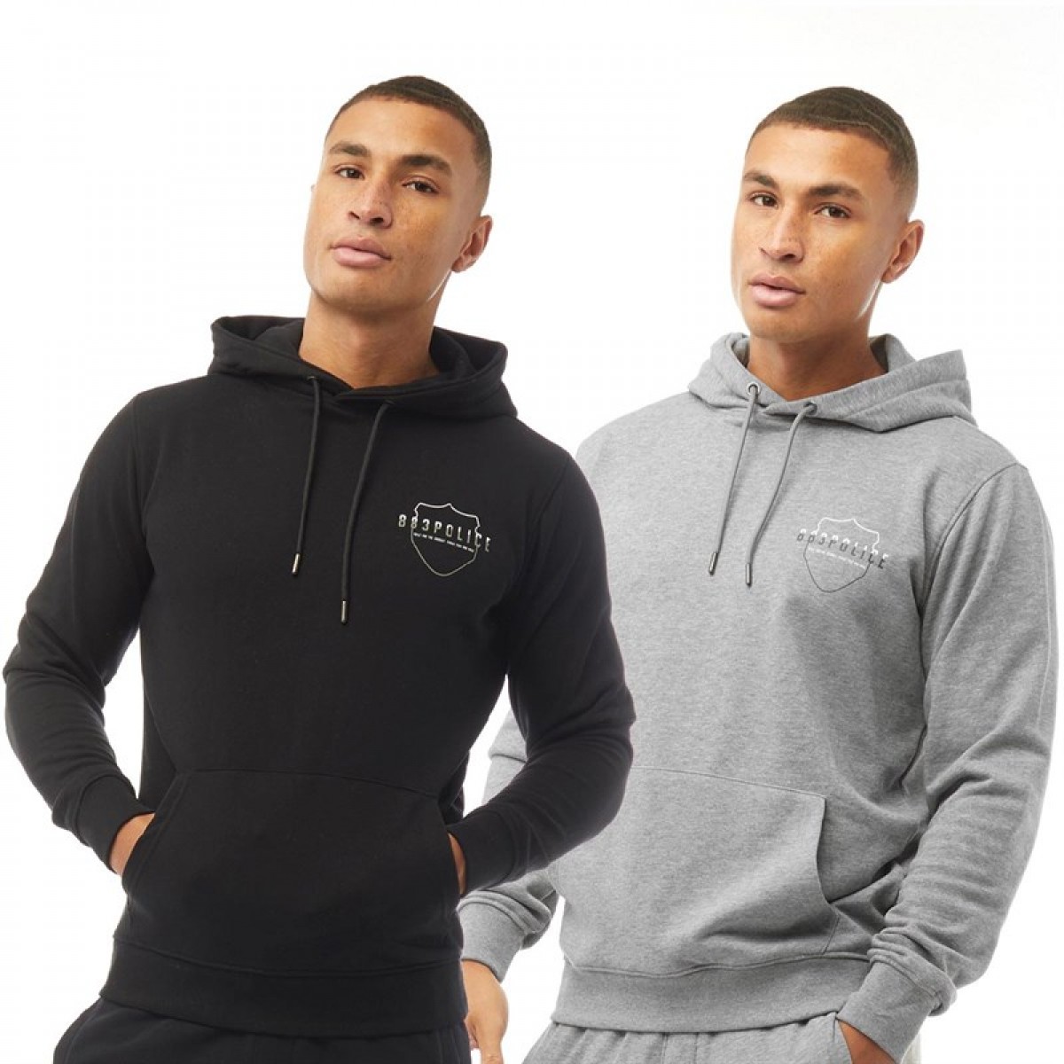 

Толстовка 883 Police Dre Two Pack s Black/Light Grey Melange Multi, L (48)