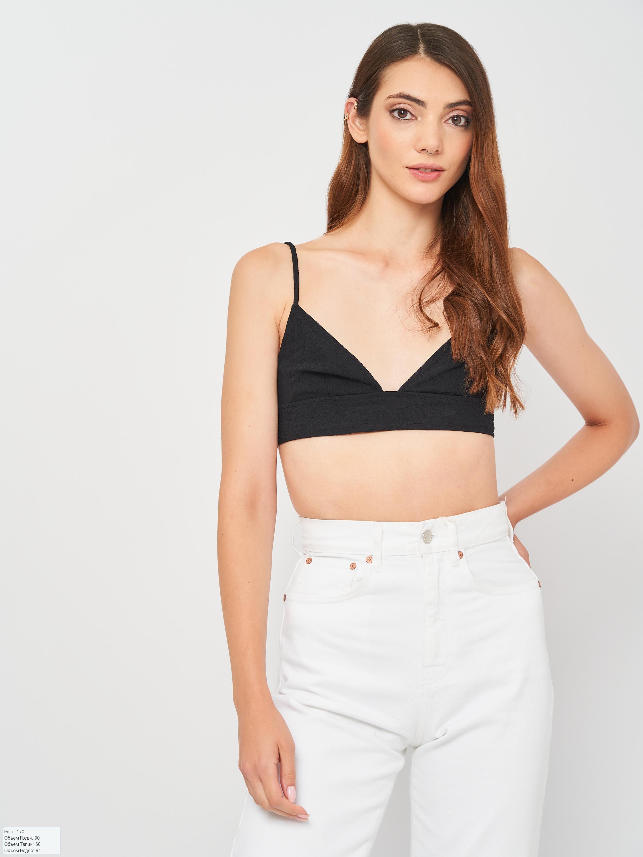 

Верхняя часть купальника Zara 0501/205/800 S Черная