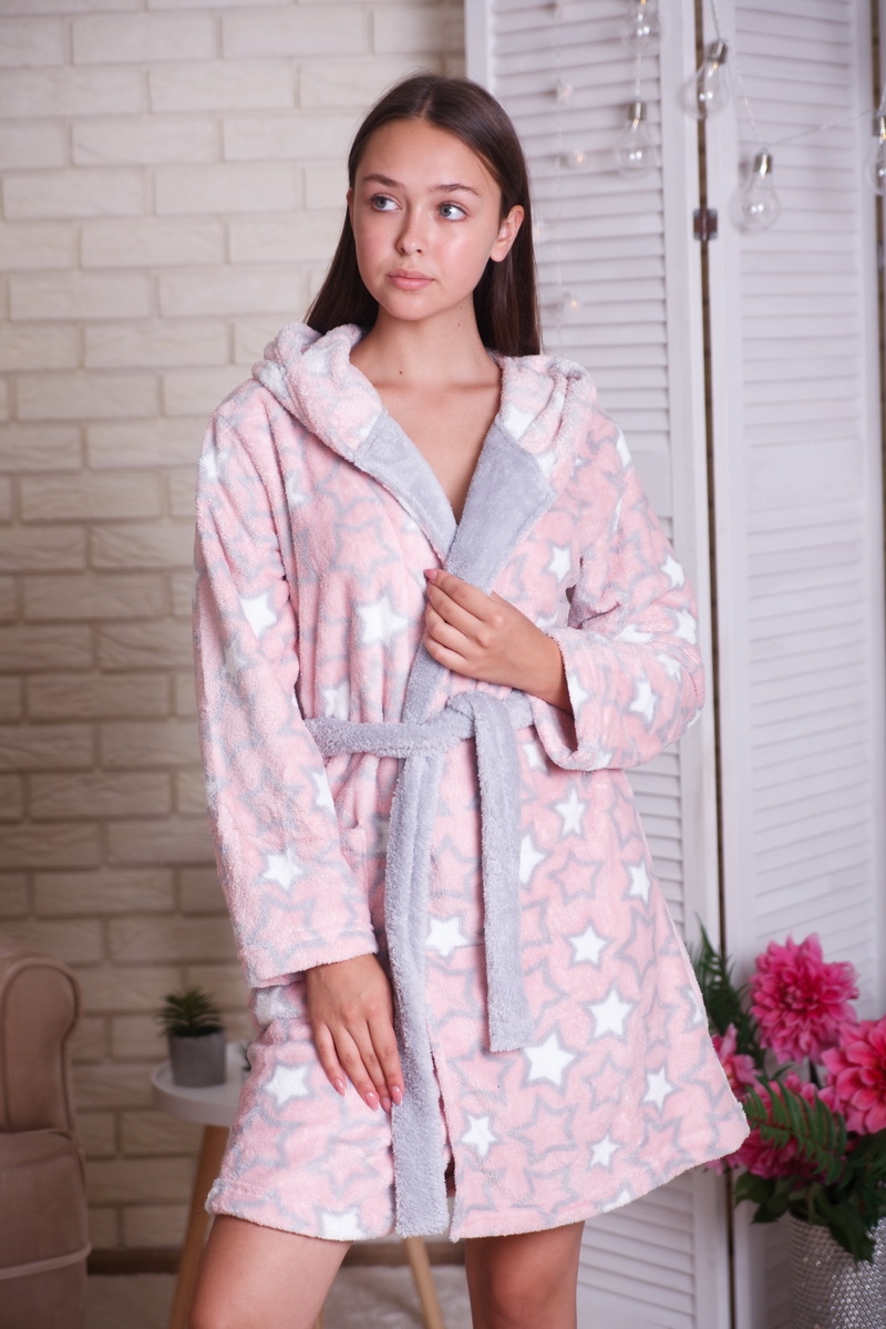 

Fashions • Халат Карисса Fashions XL розовый (94079-ни)