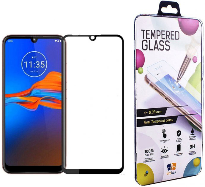 

Защитное стекло Drobak для Motorola E6i Black