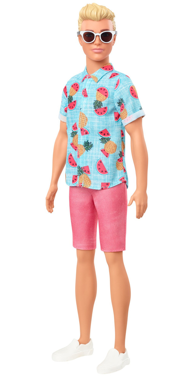 

Кукла Барби Кен в гавайской рубашке Barbie Ken Fashionistas Doll GHW68