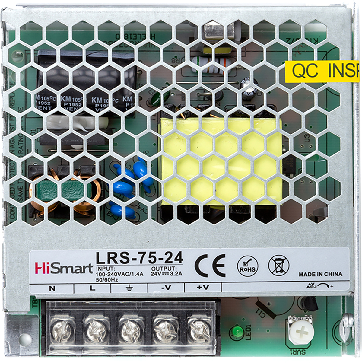 

Блок питания HiSmart 24V 3.2A 75W (LRS-75-24)