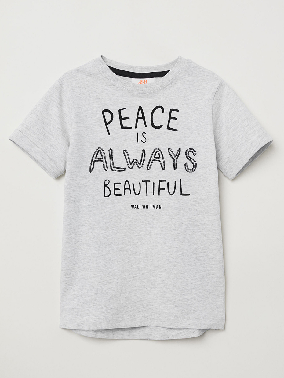 

Футболка H&M 3135355 146 - 152 см Серая