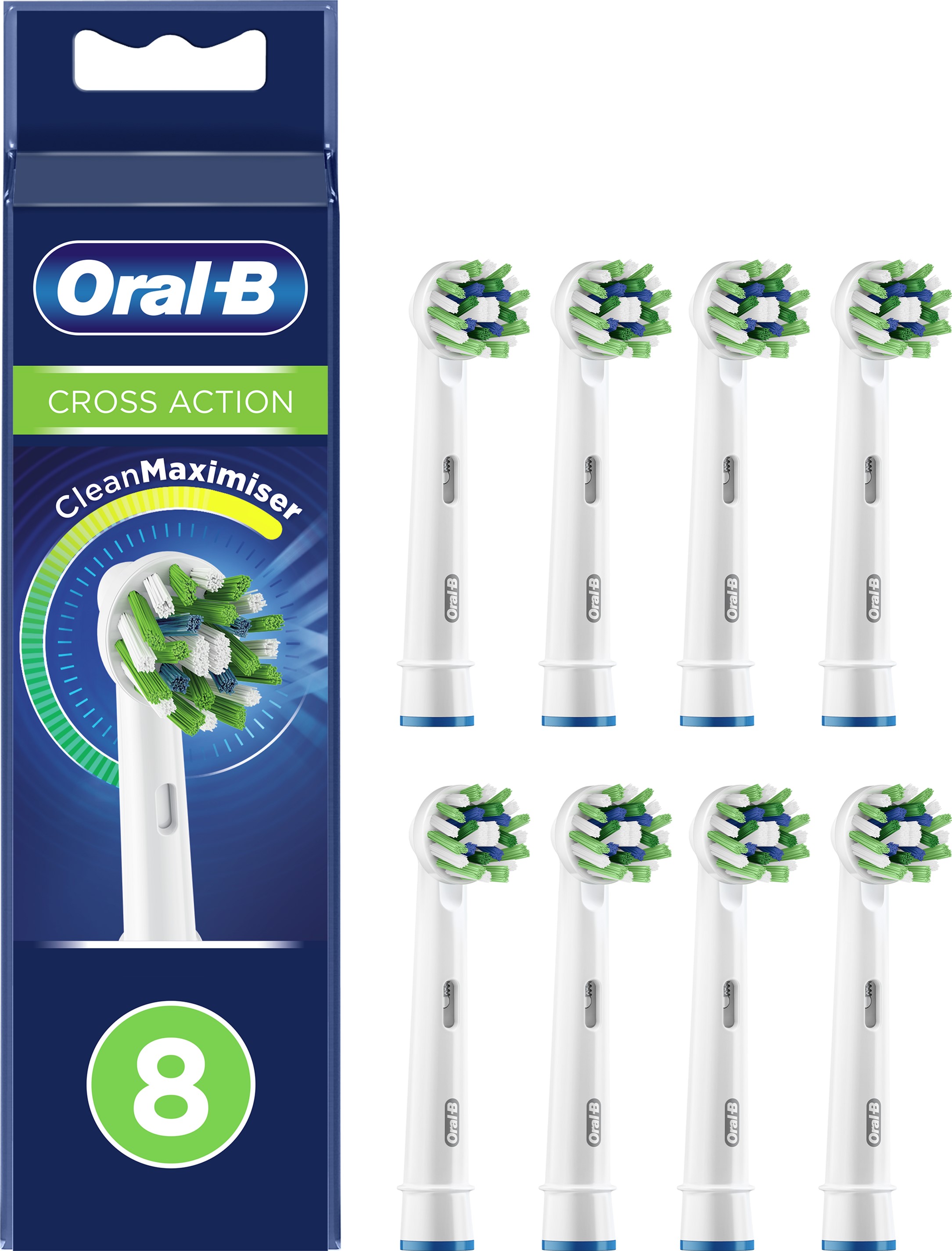 

Насадки для электрической зубной щётки Oral-B Cross Action, 8 шт