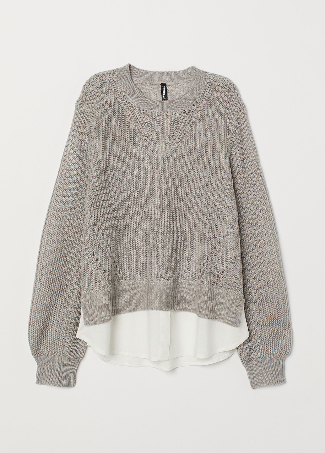 

Джемпер H&M XS Серый 0700334_сер.бел
