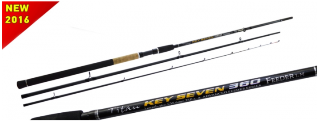 

Удилище фидерное Fishing ROI Titan Key Seven 390 Feeder 120gr