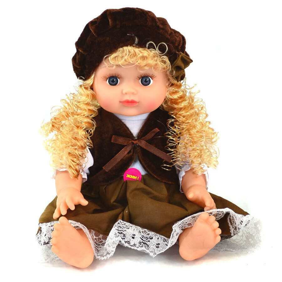 

Кукла музыкальная Алина 5139/52/53/54 33 см (в коричневом платье)
