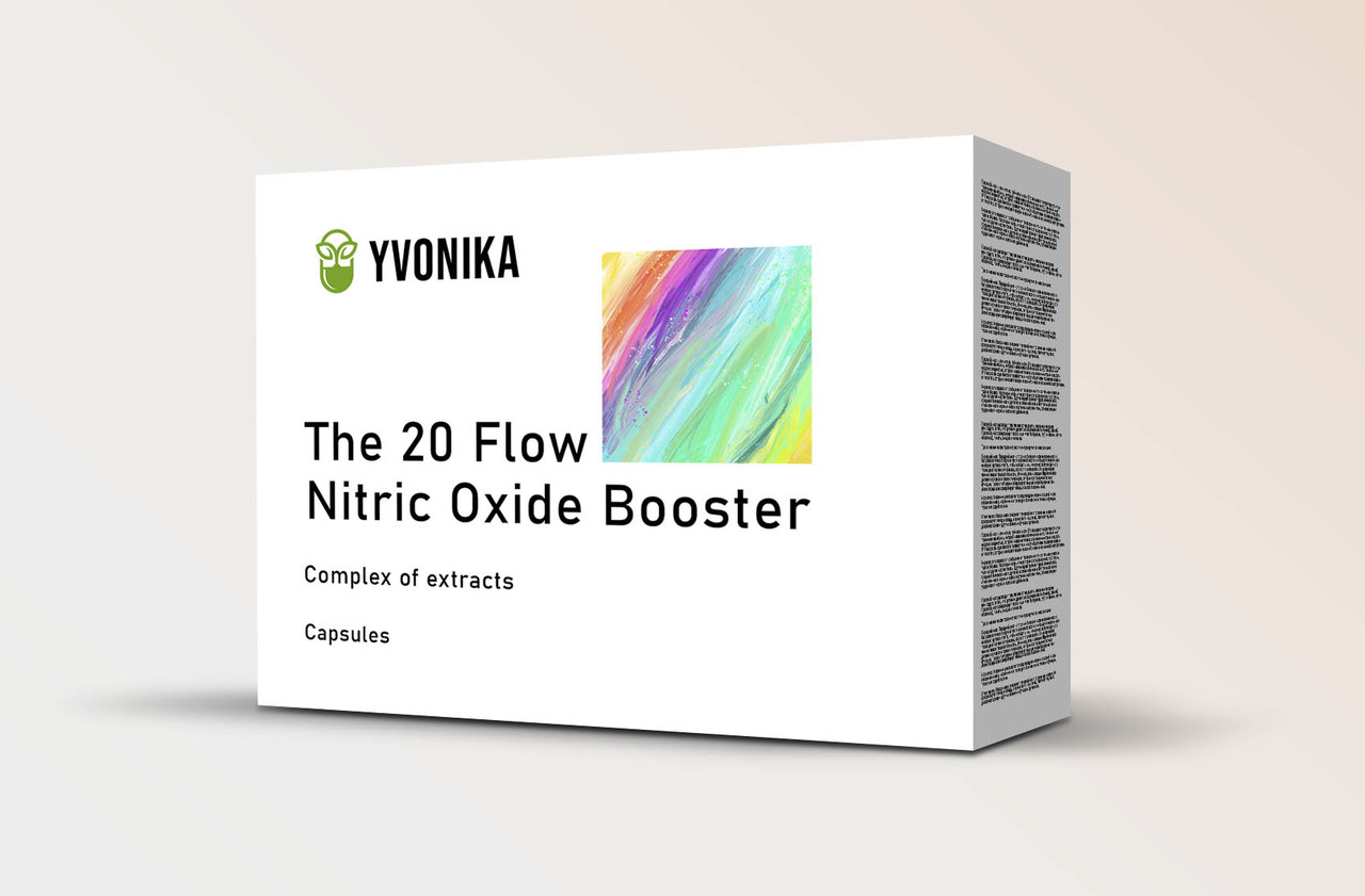 

Натуральная добавка Yvonika The 20 Flow Nitric Oxide Booster для повышения потенции капсулы 20шт